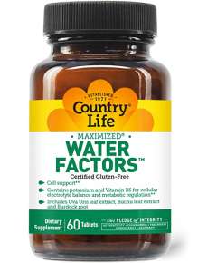 Country Life Water Factors 60Tablets Supplement