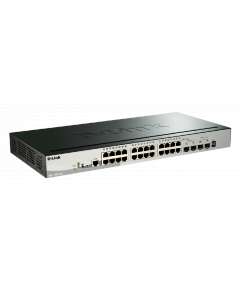 D-Link DGS-1510-28P 24 Ports 10/100/1000Base-T PoE Gigabit Smart Pro with 2 SFP ports + 2 x 10G SFP+ ports Switch