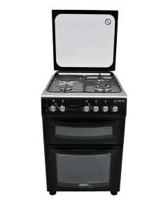 Armco GC-F6631LX3D2 BK 3 Gas 1 WOK  1 Electric Double Oven Gas Cooker