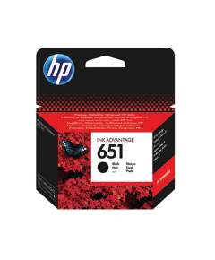 HP 651 Black Original Ink Advantage Cartridge (C2P10AE)