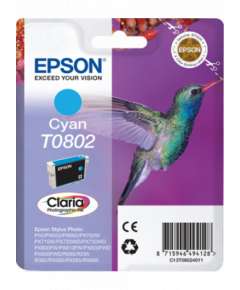 Epson T0802 Cyan Ink Cartridge