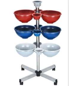 Generic Coloured Salon Bowl Trolley