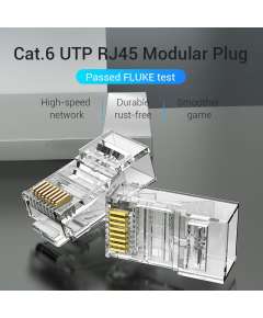 Vention CAT6 UTP RJ45 Modular Plug (pack of 100)