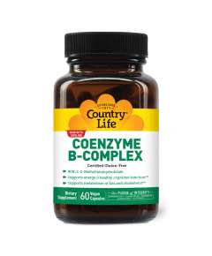 Country Life CoEnzyme B Complex 60 Capsules Supplement