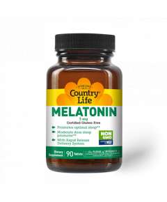 Country Life 3mg Melatonin 90 Tablets Supplement