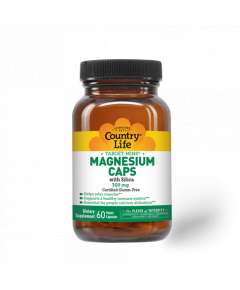 Country Life 300mg Target Mins Magnesium Caps 60 Capsules Supplement