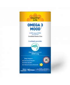 Country Life Omega 3 Mood 90Softgels Supplement