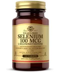 Solgar 100mcg Selenium 100 Tablets