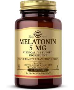 Solgar 5mg Melatonin 60 Nuggets