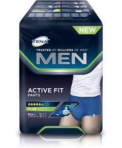 Tena Men Active Fit Large 8 Pack Adult Pant Diapers
