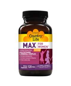 Country Life Max For Women with Iron 120Tablets Supplement