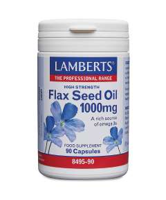 Lamberts 1000mg Flaxseed Oil 90 Capsules Supplement