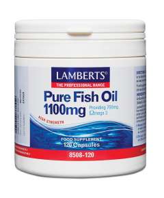 Lamberts 1100mg Pure Fish Oil 60 Capsules Supplement