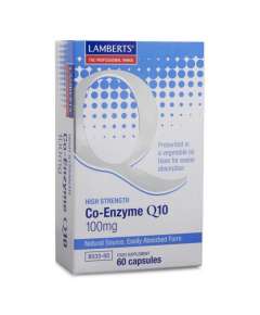 Lamberts 100mg Coenzyme Q10 60 Capsules Supplement