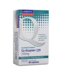 Lamberts 200mg Co-Enzyme Q10 60 Capsules Supplement