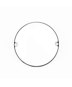 Tronic 12W Black Round LED Bulkhead