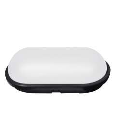 Tronic Black Oval 15W LED Bulkhead