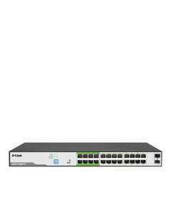 D-Link DGS-F1026P  24-Port PoE Managed Switch with 2 SFP Ports(250 Meter support)