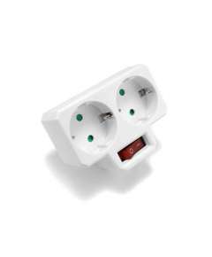 Tronic  EC 1602 1-2 WAY EU Plug 2 Pin Power Strip