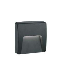 Tronic LL ABS-4911-BK Square Curved LED Step Light