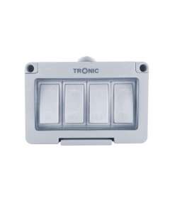 Tronic TR 3142-WP 4 Gang 2 Way Waterproof Switch