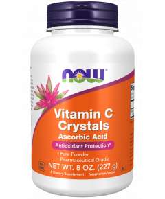 Now 227gm VitaminC Crystals Powder Supplement