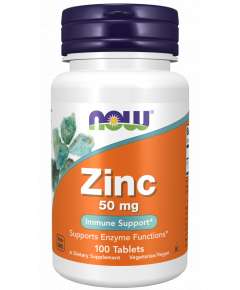 Now 50mg Zinc 100Tablets Supplement