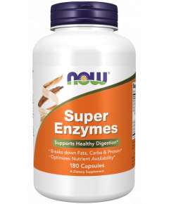 Now Super Enzymes 180Capsules Supplement