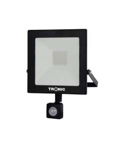 Tronic AC 85-265-BL50W 50 Watts Black LED Motion Sensor Floodlight