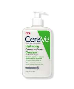 Cerave 473ml Hydrating Cream To Foam Cleanser For Normal To Dry Skin