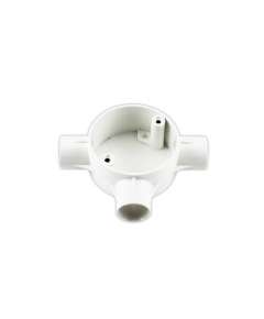 Tronic  CP JUN3-20-WH 3 Way Junction Circular Box
