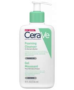 Cerave 236ml Foaming Cleanser For Normal To Oily Skin