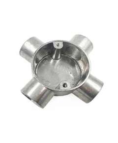 Tronic GIJN 20M4 Circular Box G.I 4 Way Junction