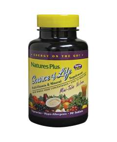 Natures Plus Source of Life Multivitamin 90Tablets Supplement