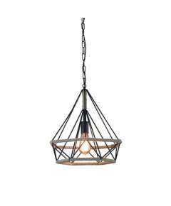 Tronic 7160-04-BK Small Pyramid Cage Pendant