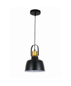 Tronic 7813-02-BK Black Modern Industrial Pendant