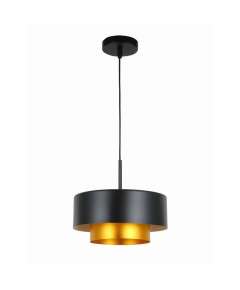 Tronic PL 7824-BK-GO Vintage Black With Gold Layer Pendant