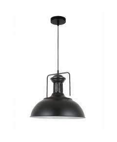 Tronic 8331-BK-WH Black Retro Industrial Pendant
