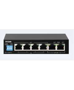 D-link DGS-F1006P-E 250M 6-Port gigabit PoE Switch