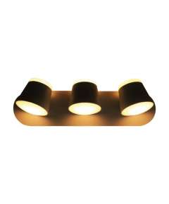Tronic  LL 6203-20-BK-WW 360 Degrees 3 Way LED Wall Lamp