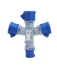 Tronic  PS MF3P-16-44 3-Pin 3 Way 16Amps Industrial Plug And Socket