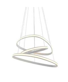 Tronic WH 2021-0402-TC Hanging Design LED Loop Pendant Light