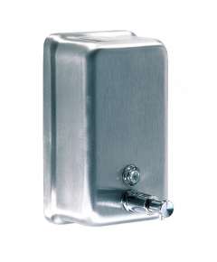 Mediclinics 1.2Litre Satin Manual Soap Dispenser