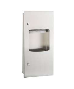 Mediclinics Recessed Towel Dispenser with Bin