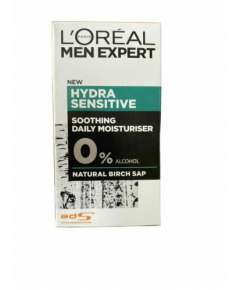 L'Oréal Men Expert Hydra Sensitive 0% Alcohol Soothing Daily Moisturiser