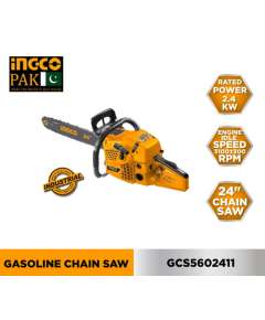Ingco GCS5602411 62cc 24" Gasoline Chain Saw