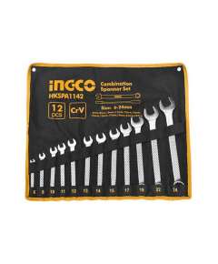 INGCO HKSPA1142 12pcs Combination Spanner Set