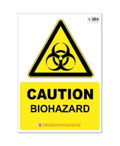 BIOHAZARD CAUTION SIGNAGE