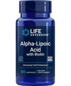 Life Extension Alpha-Lipoic Biotin 60 Capsules