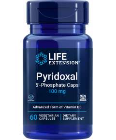 Life Extension 100mg Pyridoxal Phosphate 60Capsules Supplement